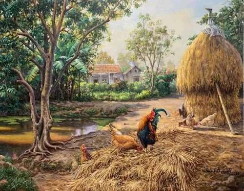 Vẽ tranh quê hương 12