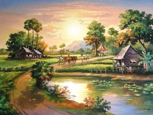Vẽ tranh quê hương 17