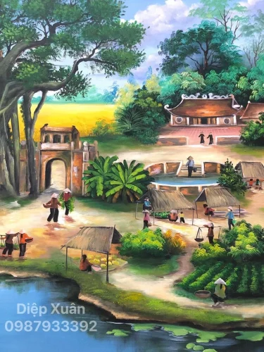 Vẽ tranh quê hương 19