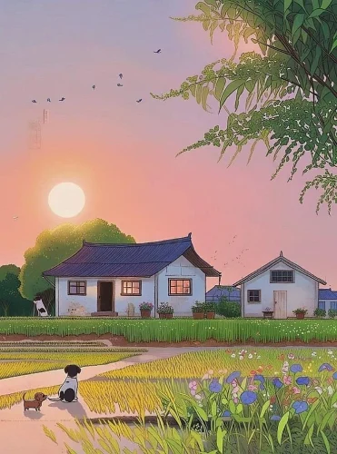 Vẽ tranh quê hương 22