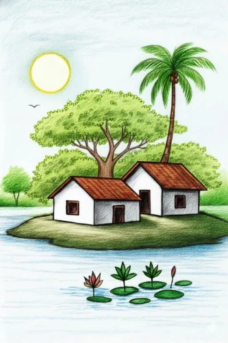Vẽ tranh quê hương 39