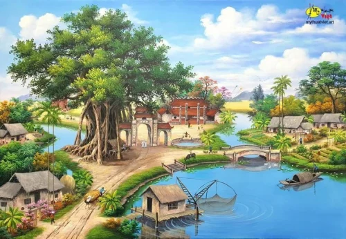 Vẽ tranh quê hương 41