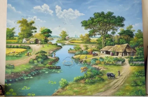 Vẽ tranh quê hương 46