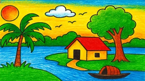 Vẽ tranh quê hương 47