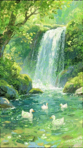 Vẽ tranh thiên nhiên 5