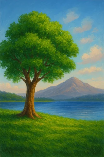 Vẽ tranh thiên nhiên 35