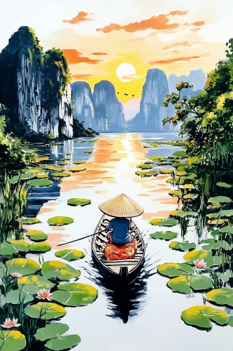 Vẽ tranh thiên nhiên 46