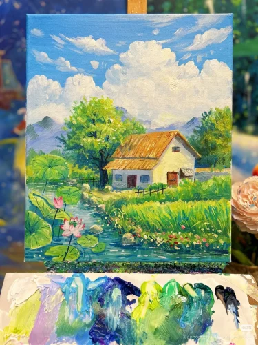 Vẽ tranh thiên nhiên 48