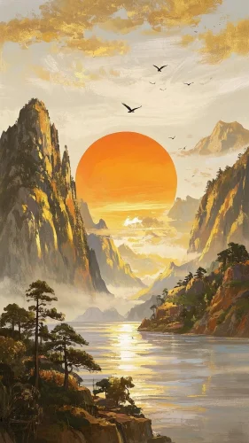 Vẽ tranh thiên nhiên 52