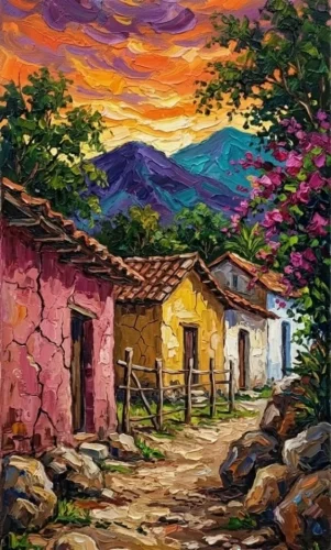 Vẽ tranh thiên nhiên 37