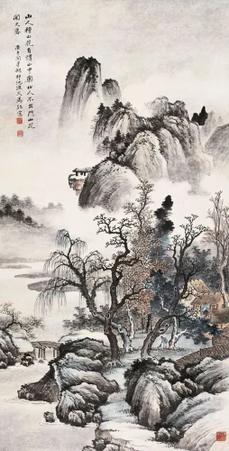 Tranh thuỷ mặc 14