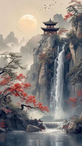 Tranh thuỷ mặc 19