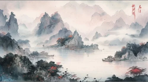 Tranh thuỷ mặc 49