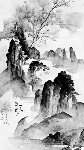 Tranh thuỷ mặc 50