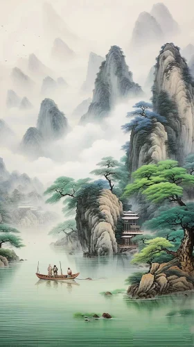 Tranh thuỷ mặc 55
