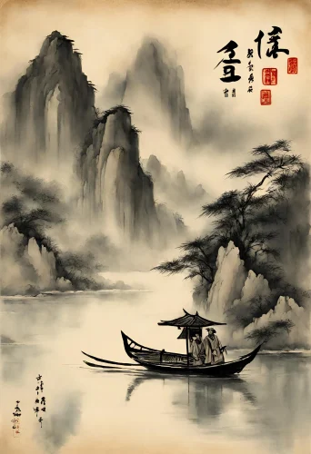 Tranh thuỷ mặc 58