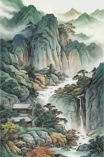Tranh thuỷ mặc 9