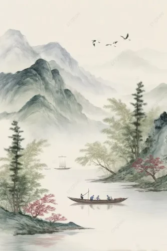 Tranh thuỷ mặc 20