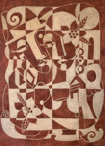 Tranh trừu tượng 9