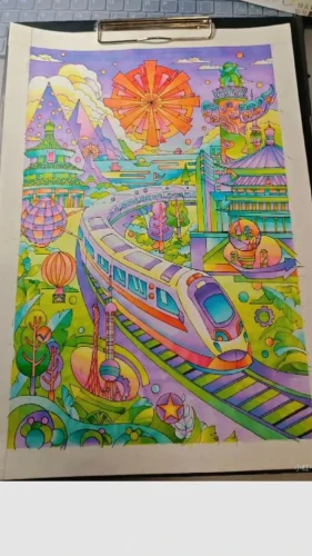 Vẽ tranh ước mơ của em 15
