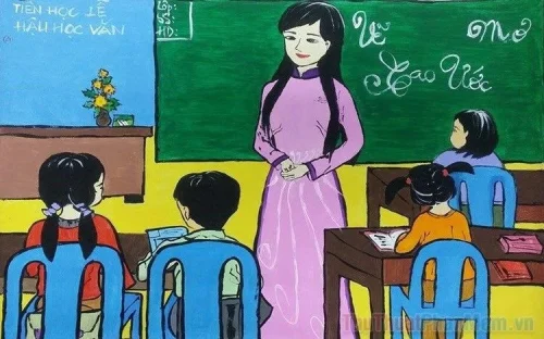 Vẽ tranh ước mơ của em 34