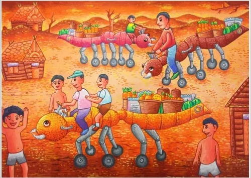 Vẽ tranh ước mơ của em 37