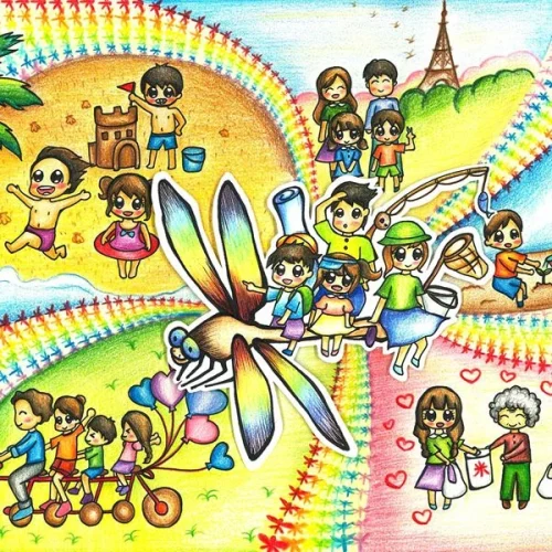 Vẽ tranh ước mơ của em 17